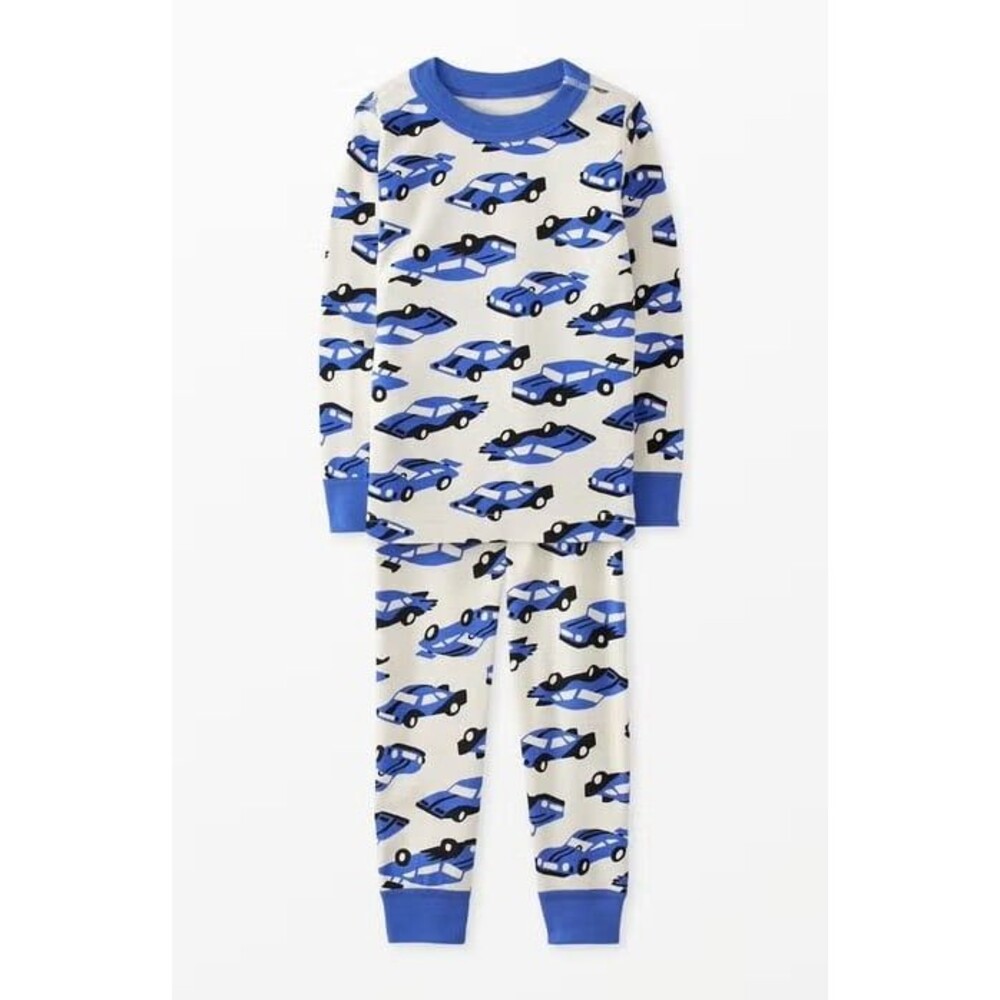 Hanna Andersson Long Pajamas, Speed Racer Print, Size 5T